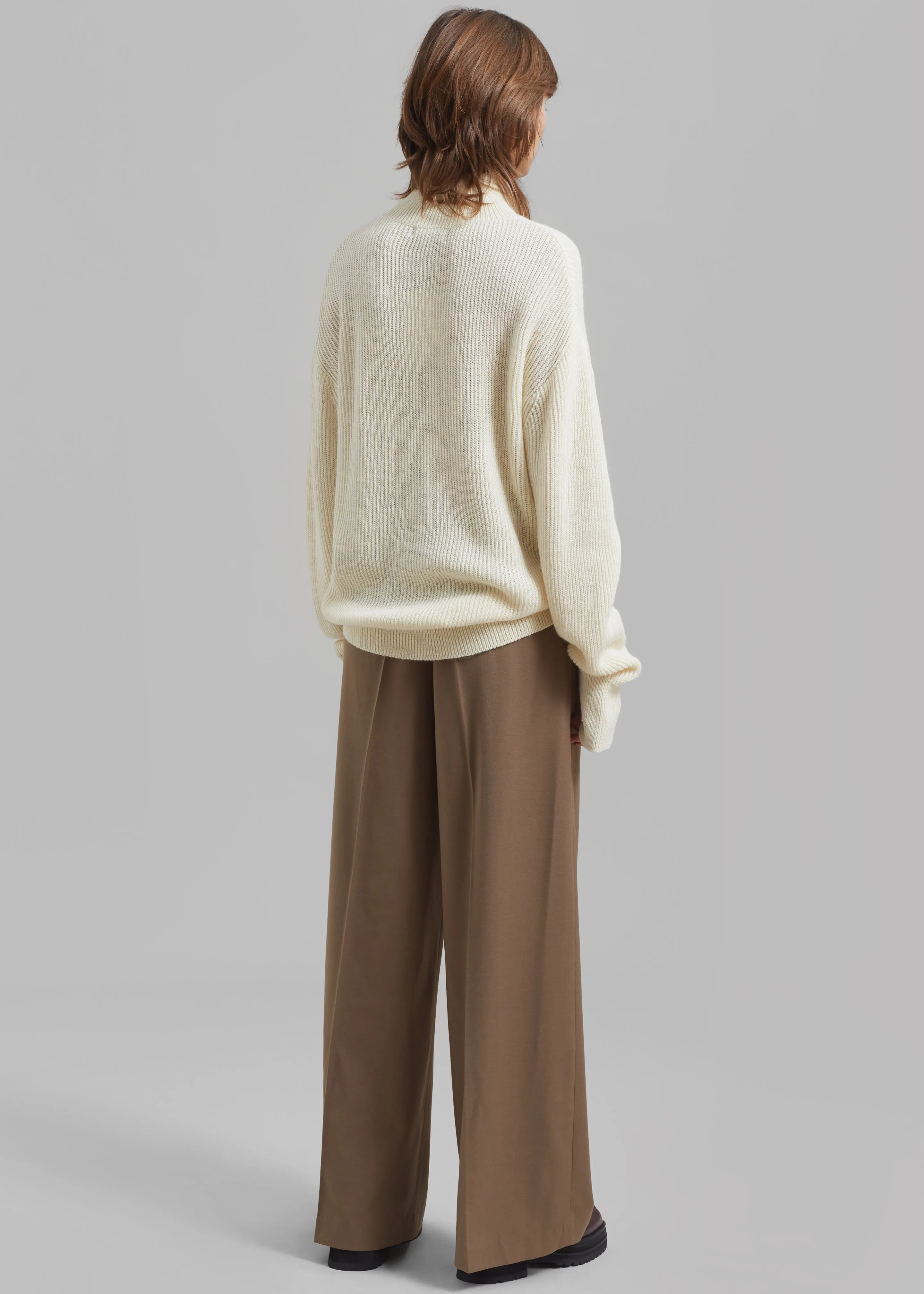 Amomento Turtleneck Pullover - Ecru