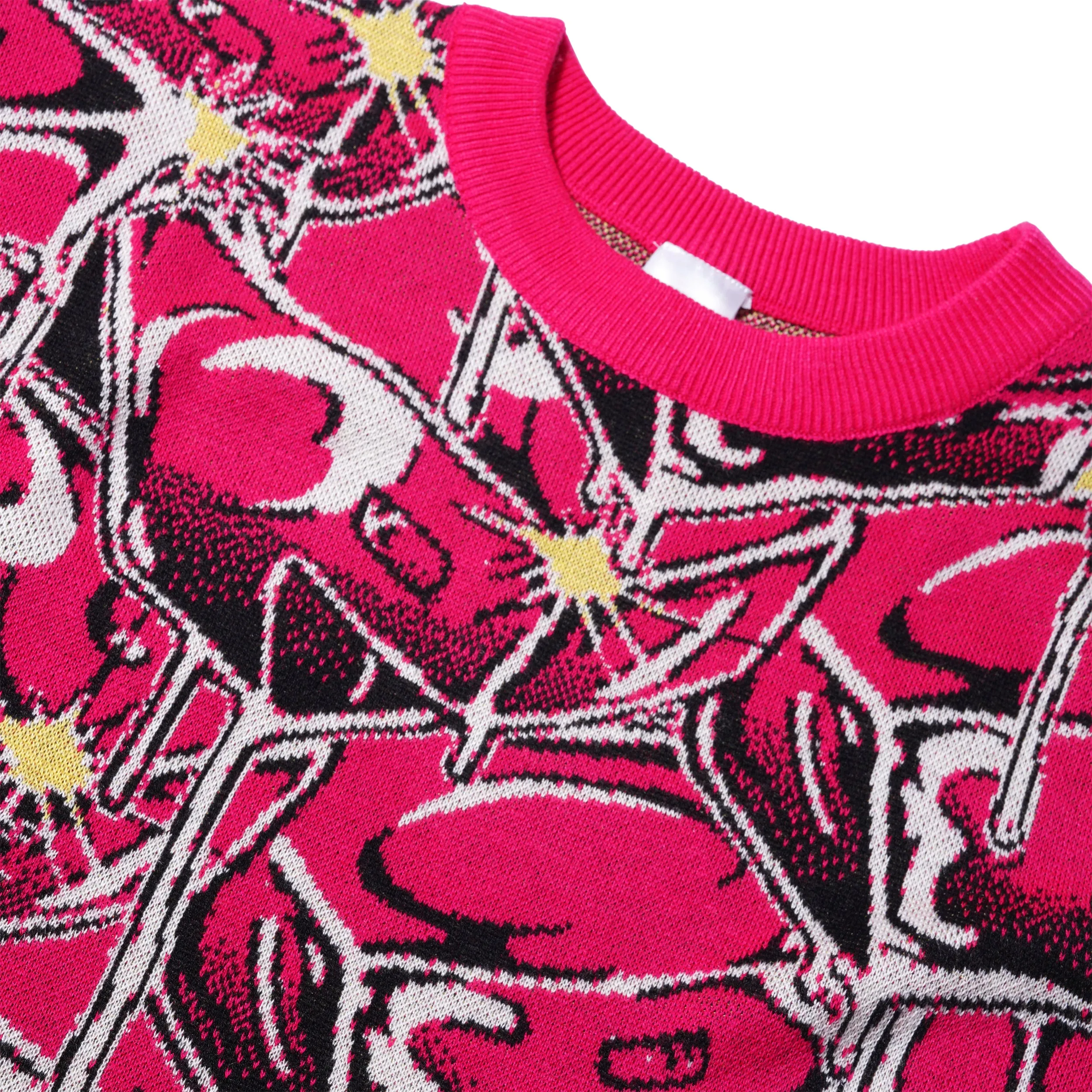 Flashing Cube Intarsia Knit, Multi